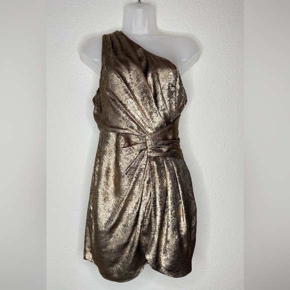 knee length dresses for ladies Helen Gold Sequin Mini Dress